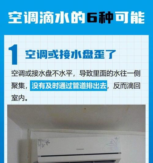 以飞仕移动空调滴水问题的原因及维修方法（为什么移动空调会出现滴水）